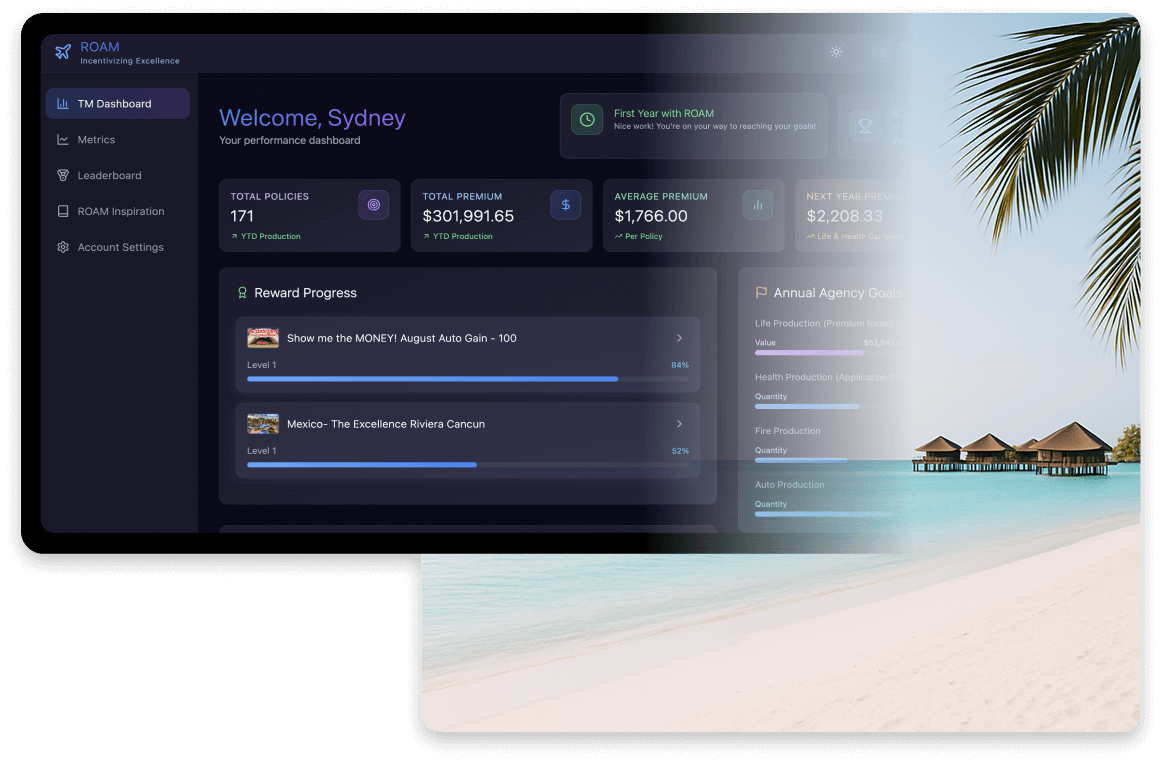 ROAM Dashboard Preview